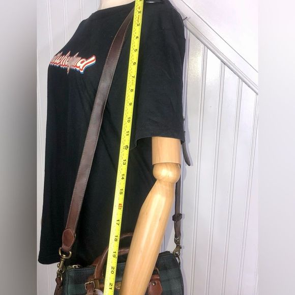 MRALPH LAUREN Black Watch Plaid Crossbody Duffle Shoulder Doctor Bag Speedy 25 - Picture 10 of 17